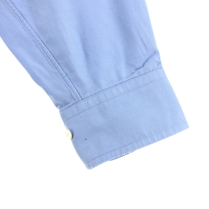 Brooks Brothers Wide Collar Long Sleeve Cotton Shirt Men's Size L cotton Blue type light blue Vintage Second Hand