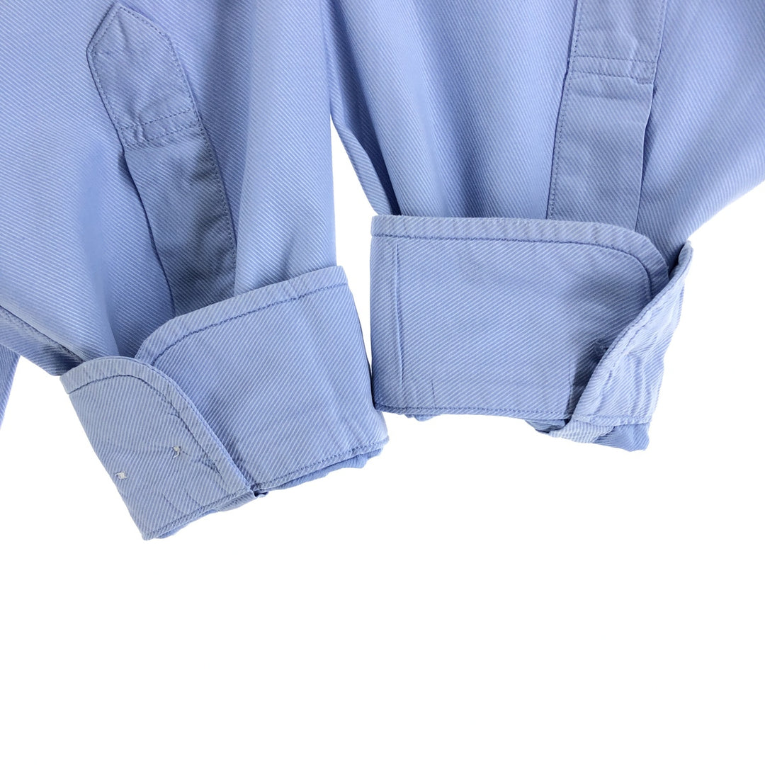 Brooks Brothers Wide Collar Long Sleeve Cotton Shirt Men's Size L cotton Blue type light blue Vintage Second Hand