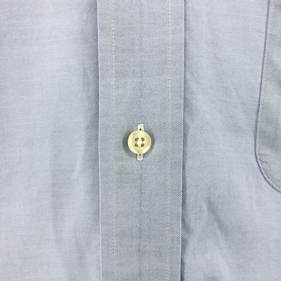 Brooks Brothers Est.1818 Long Sleeve Button Down Shirt, Men's M Size Supima Cotton Blue type light blue Vintage Second Hand