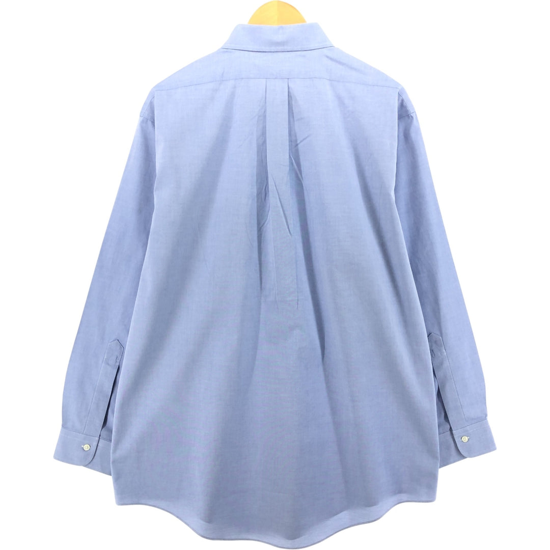 Brooks Brothers Est.1818 Long Sleeve Button Down Shirt Men's XL cotton Blue type light blue Vintage Second Hand