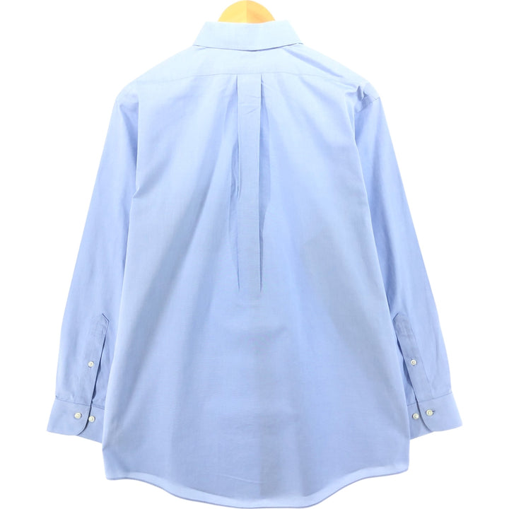 Brooks Brothers 1818 REGENT Long Sleeve Cotton Shirt, Men's Size L cotton Blue type light blue Vintage Second Hand