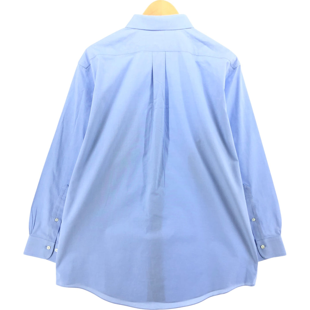 Brooks Brothers 346 REGULAR FIT long sleeve cotton shirt, men's size L cotton Blue type light blue Vintage Second Hand