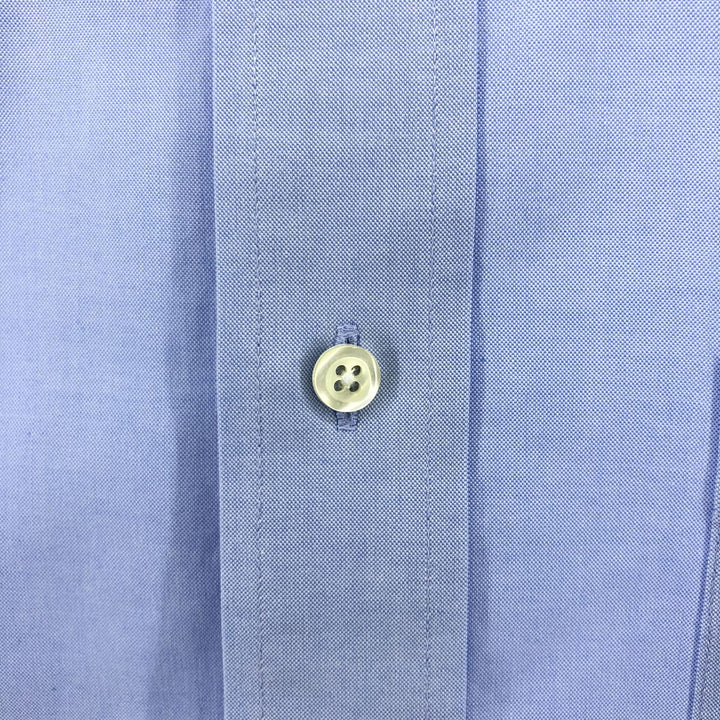 Brooks Brothers 346 REGULAR FIT long sleeve cotton shirt, men's size L cotton Blue type light blue Vintage Second Hand