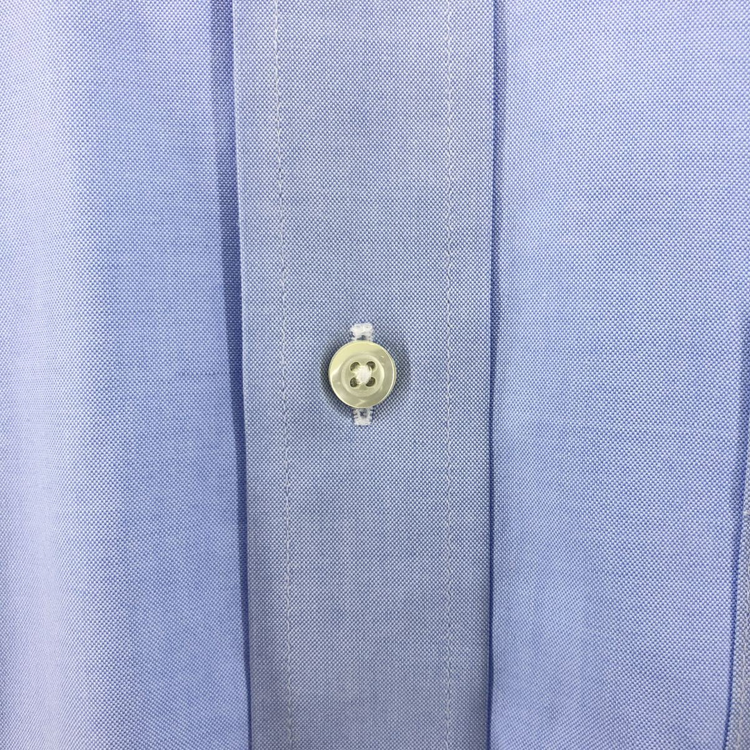 Brooks Brothers Est.1818 Classic Long Sleeve Button-Down Shirt, Men's Size L Supima Cotton Blue type light blue Vintage Second Hand