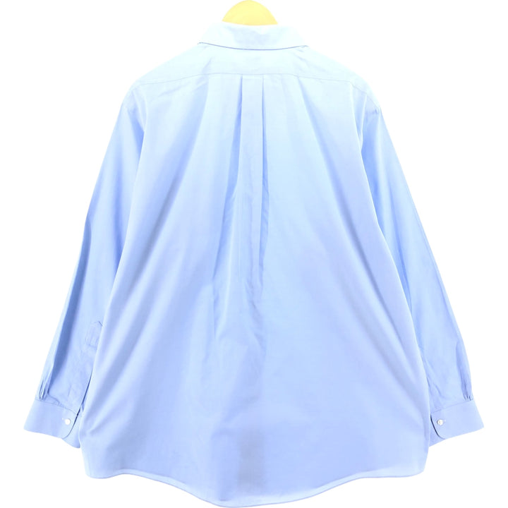 Brooks Brothers Est.1818 TRADITIONAL long sleeve button down shirt, men's size XL Supima Cotton Blue type light blue Vintage Second Hand