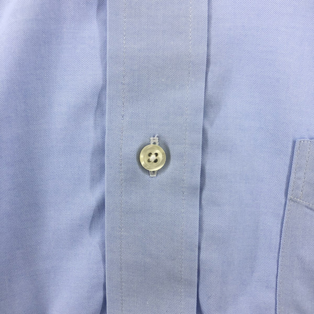 Brooks Brothers Est.1818 Long Sleeve Button Down Shirt, Men's M Size cotton Blue type light blue Vintage Second Hand