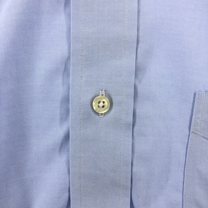 Brooks Brothers Est.1818 Long Sleeve Button Down Shirt, Men's M Size cotton Blue type light blue Vintage Second Hand