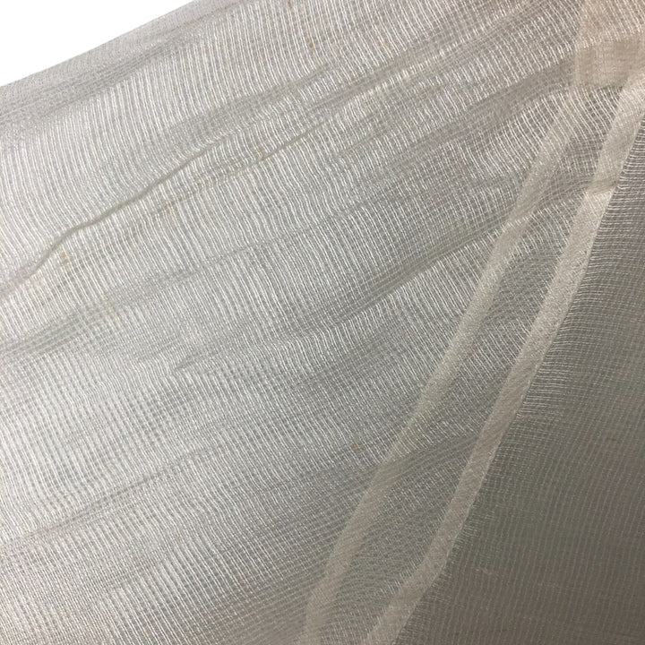 NEIL AND DAVID Long Sleeve See-Through Shirt, Women's Size S unclear white type Vintage Second Hand