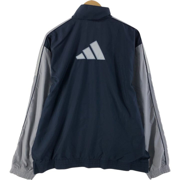 00'S Adidas Back Logo Windbreaker Men's Size L polyester navy blue type Vintage Second Hand