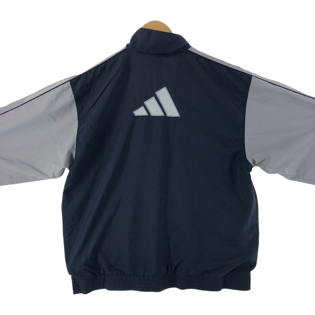 00'S Adidas Back Logo Windbreaker Men's Size L polyester navy blue type Vintage Second Hand