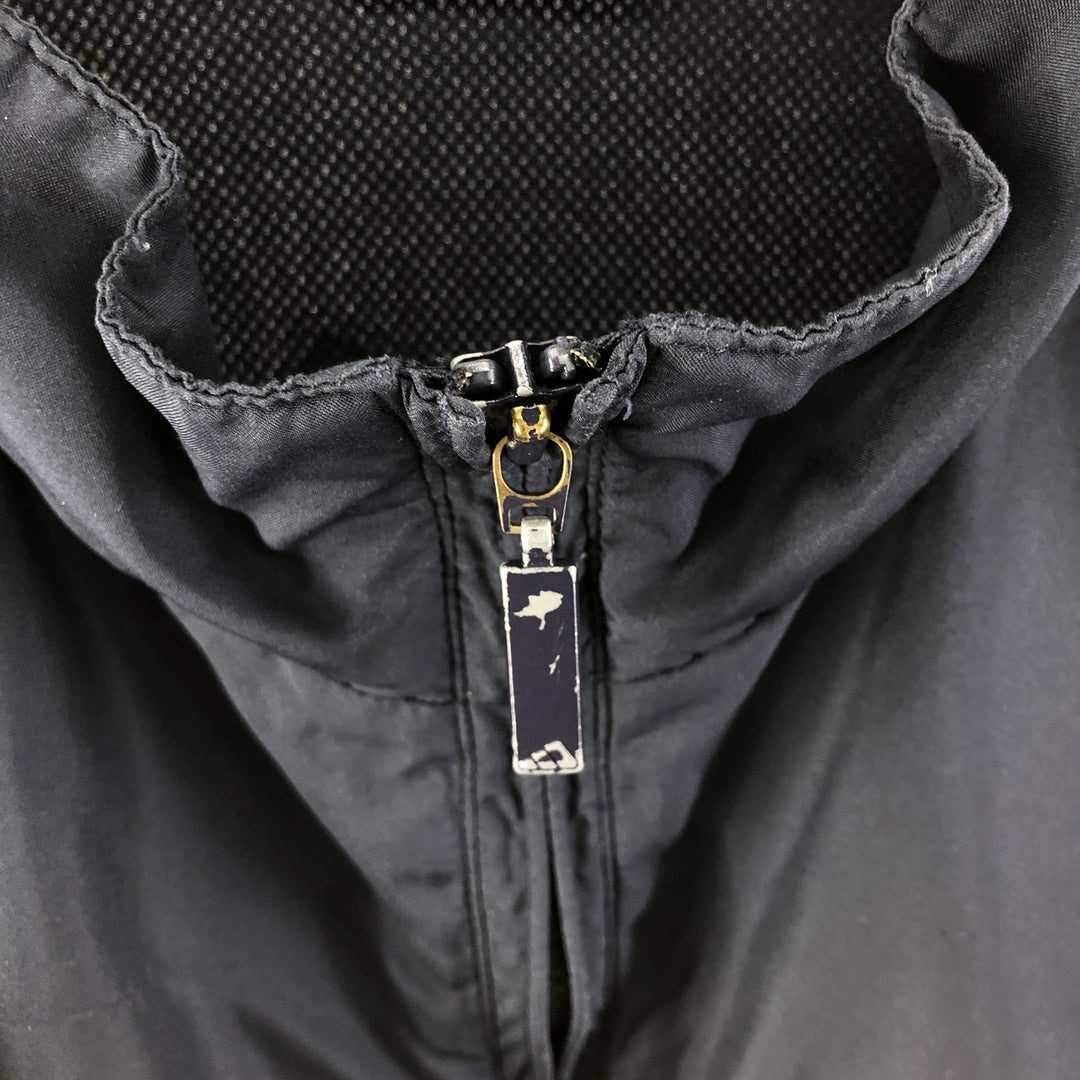 00'S Adidas Back Logo Windbreaker Men's Size L polyester navy blue type Vintage Second Hand