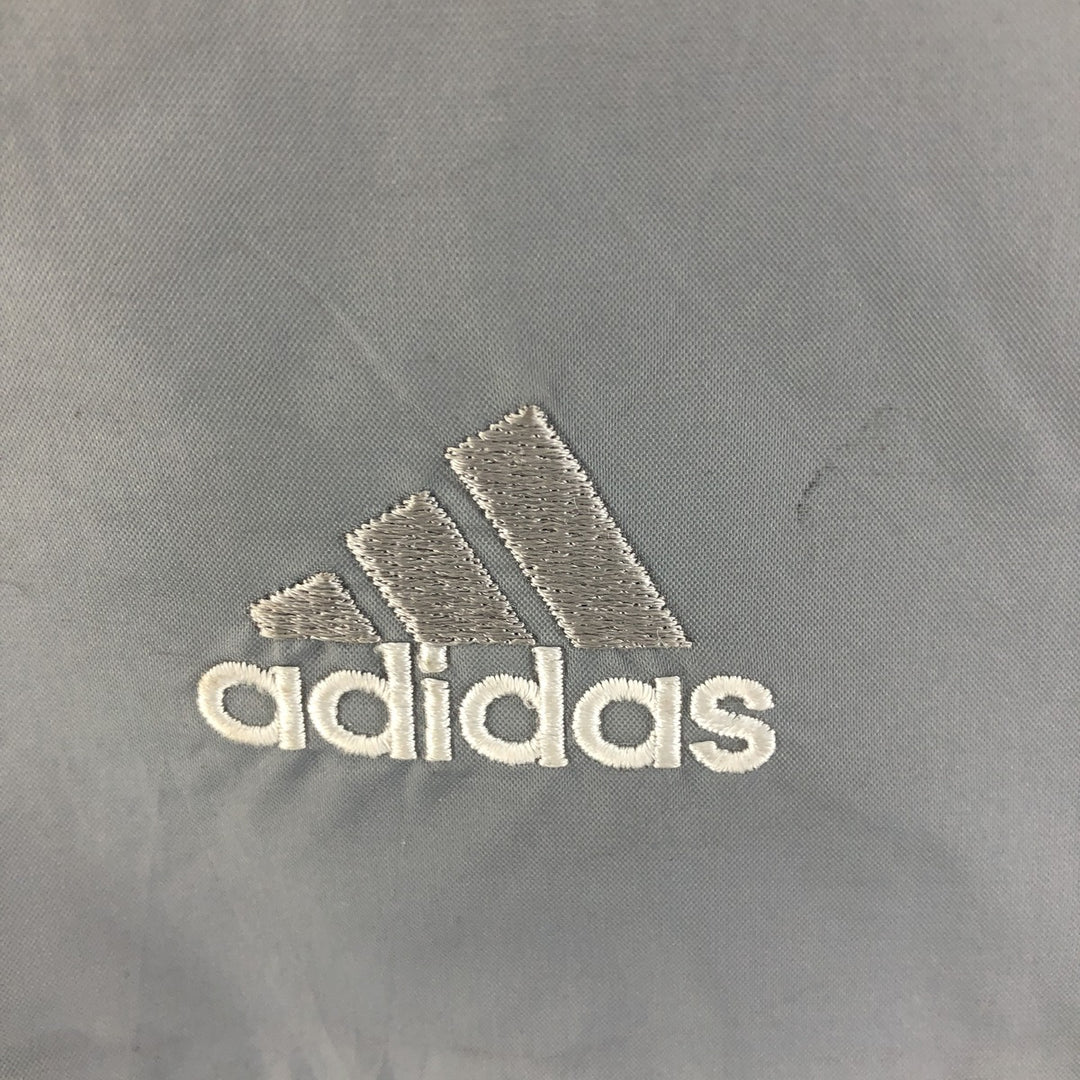 00'S Adidas Anorak Jacket Men's Size L Nylon gray type Vintage Second Hand