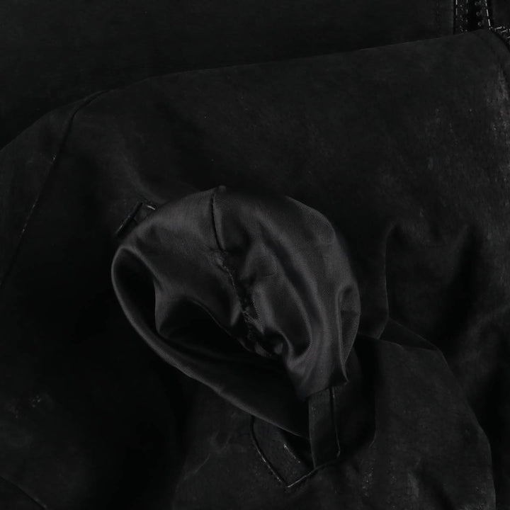 LICENSED COLLEGIATE PRODUCTS University of Michigan Varsity Jacket Suede Leather Blouson Men's M Size genuine leather black type Vintage Second Hand