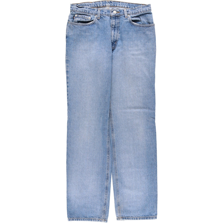 Ralph Lauren POLO JEANS COMPANY SATURDAY JEAN Straight denim pants for women, equivalent to XL (w30) cotton blue type Vintage Second Hand