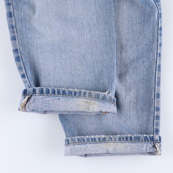 Ralph Lauren POLO JEANS COMPANY SATURDAY JEAN Straight denim pants for women, equivalent to XL (w30) cotton blue type Vintage Second Hand