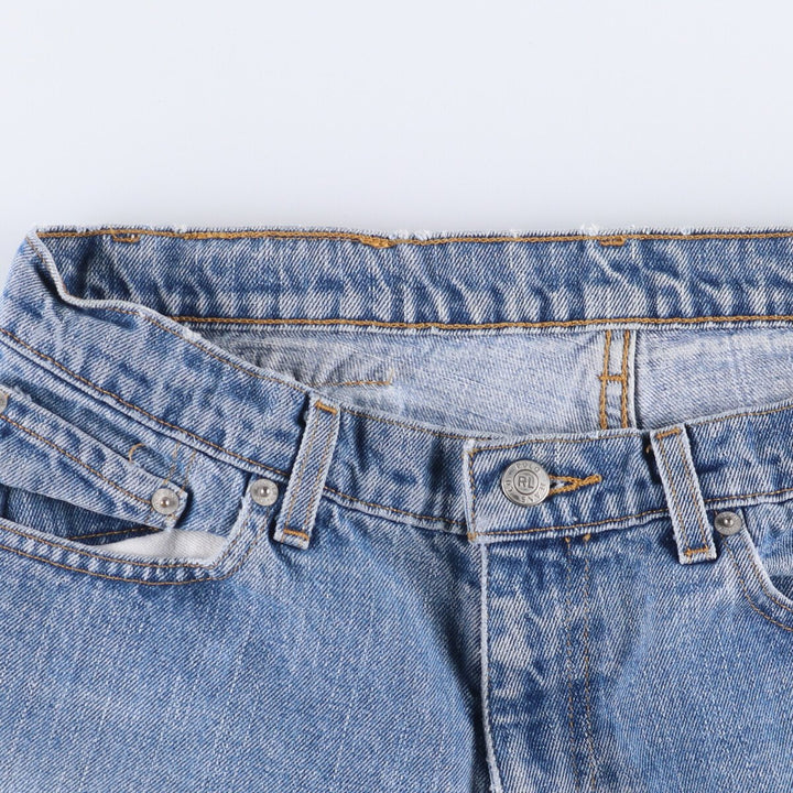 Ralph Lauren POLO JEANS COMPANY SATURDAY JEAN Straight denim pants for women, equivalent to XL (w30) cotton blue type Vintage Second Hand