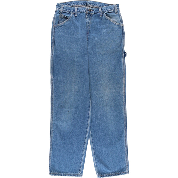 90'S Dickies denim painter pants men's w31 vintage unclear blue type Vintage Second Hand