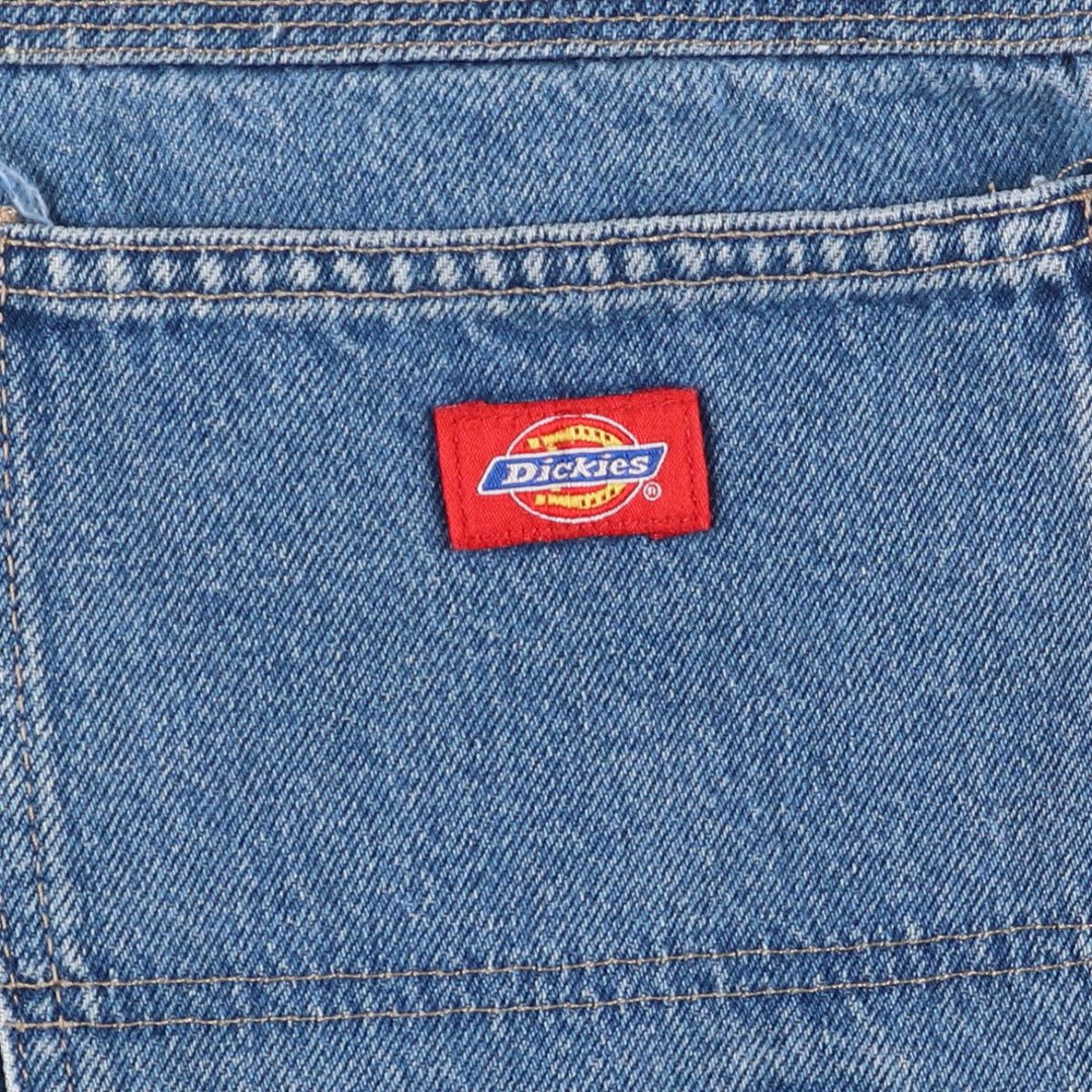 90'S Dickies denim painter pants men's w31 vintage unclear blue type Vintage Second Hand