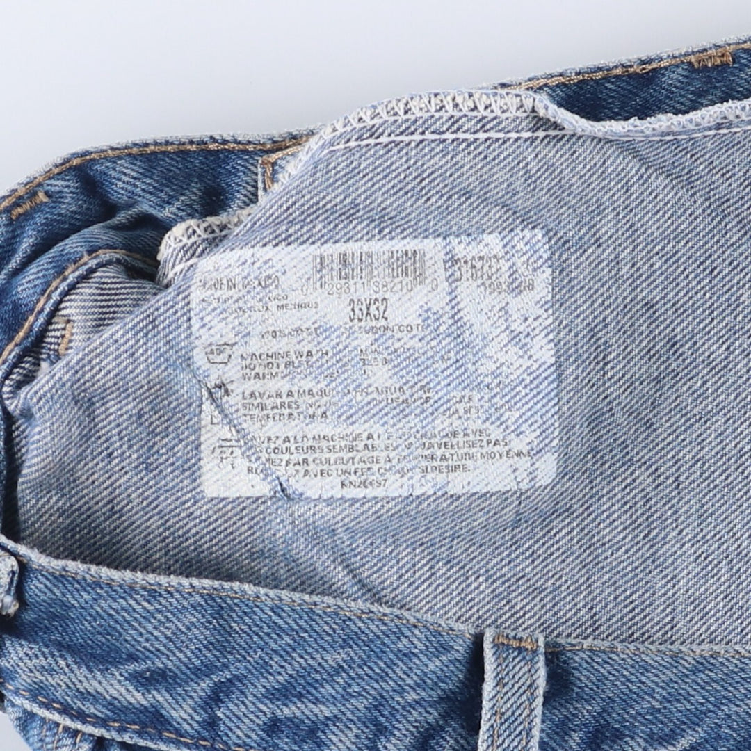 90'S Dickies denim painter pants men's w31 vintage unclear blue type Vintage Second Hand