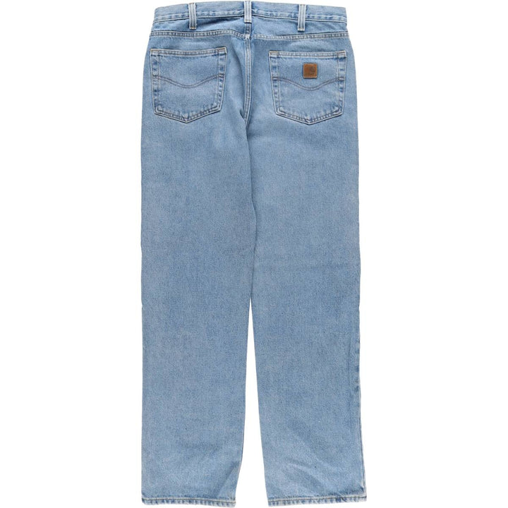 Carhartt Traditional FIT Tapered Denim Pants Men's W34 cotton blue type Vintage Second Hand