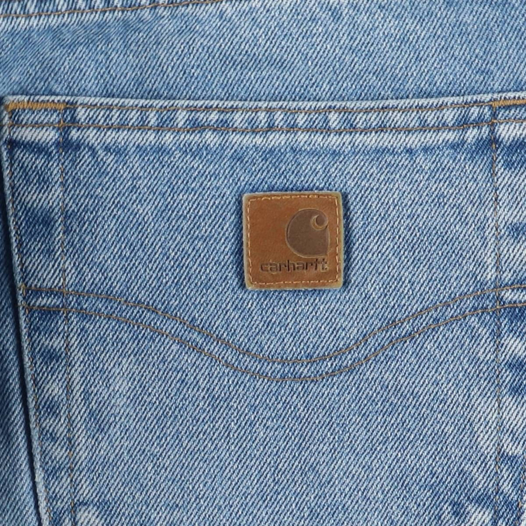 Carhartt Traditional FIT Tapered Denim Pants Men's W34 cotton blue type Vintage Second Hand