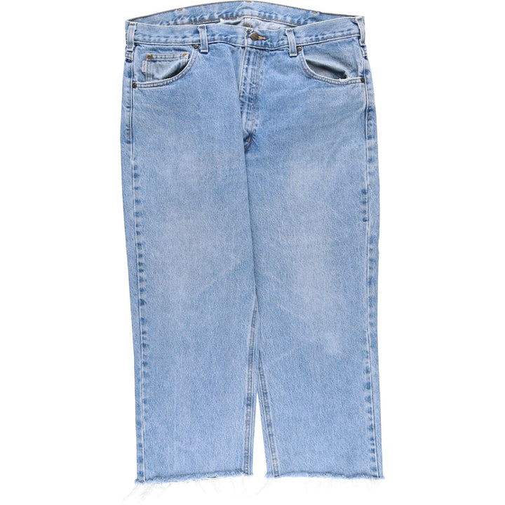 Carhartt Tapered Denim Pants for Men, W37 unclear blue type Vintage Second Hand