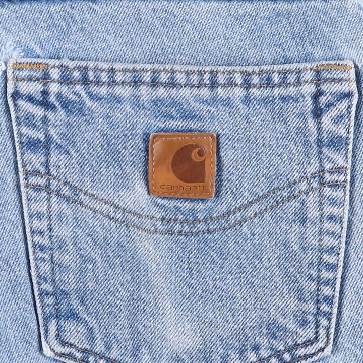 Carhartt Tapered Denim Pants for Men, W37 unclear blue type Vintage Second Hand