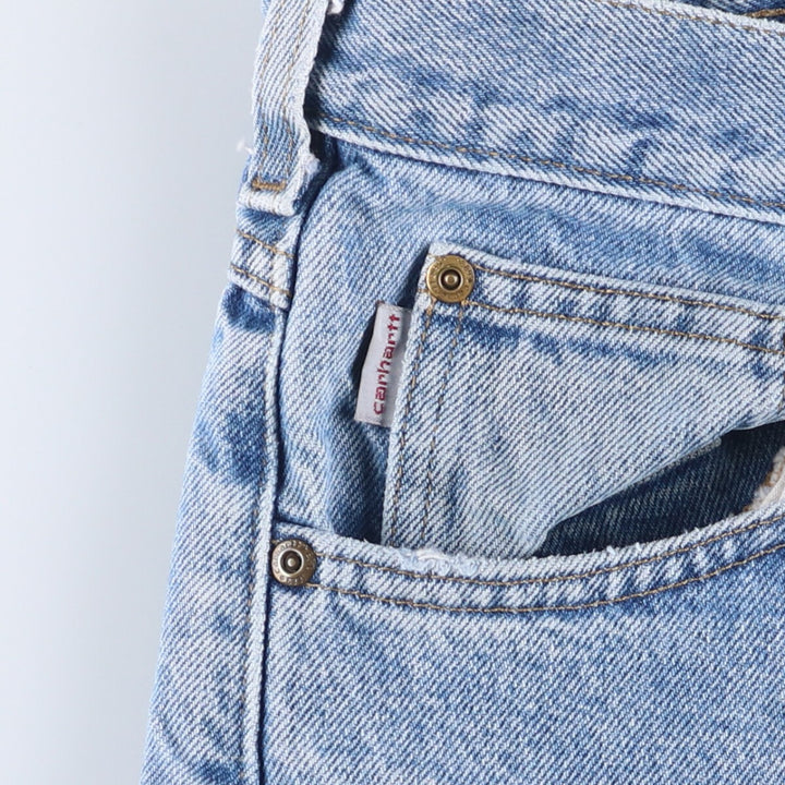 Carhartt Tapered Denim Pants for Men, W37 unclear blue type Vintage Second Hand