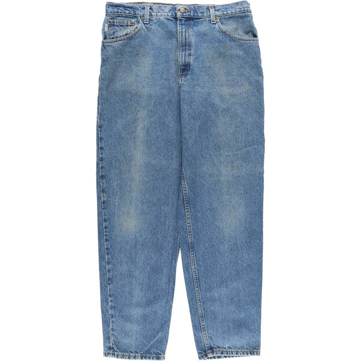 00'S Carhartt tapered denim pants for men, size w36 cotton blue type Vintage Second Hand