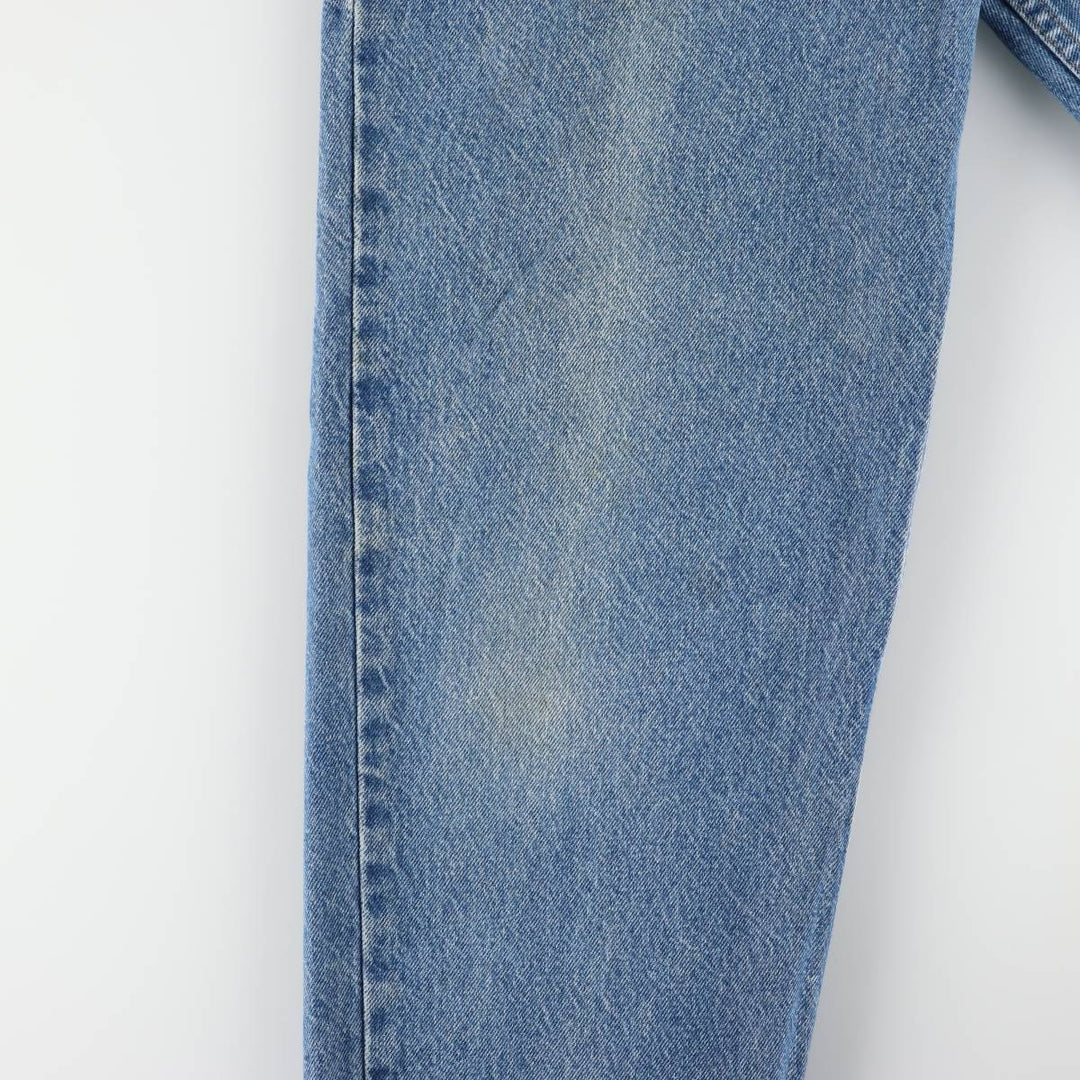 00'S Carhartt tapered denim pants for men, size w36 cotton blue type Vintage Second Hand