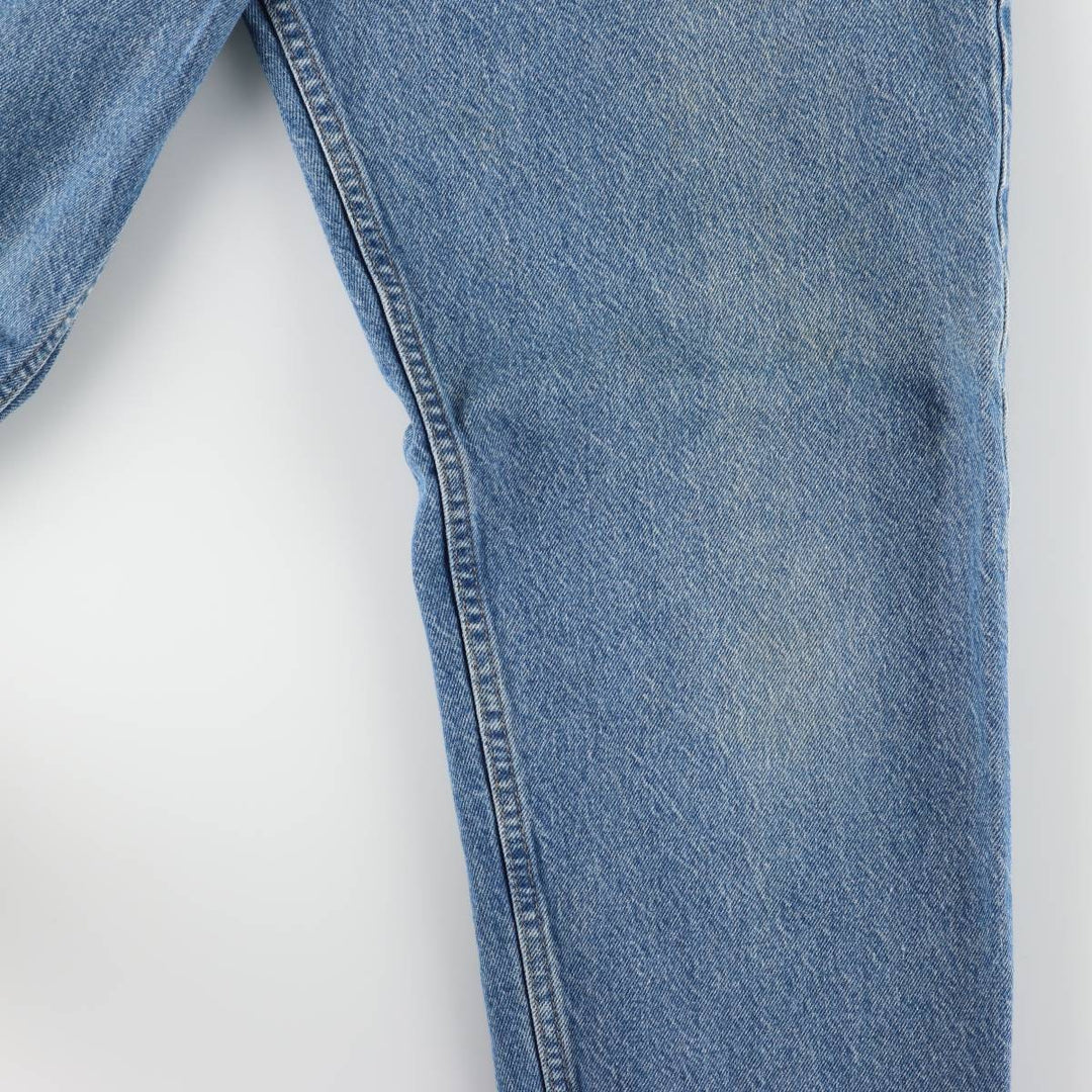 00'S Carhartt tapered denim pants for men, size w36 cotton blue type Vintage Second Hand