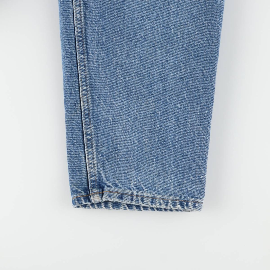 00'S Carhartt tapered denim pants for men, size w36 cotton blue type Vintage Second Hand