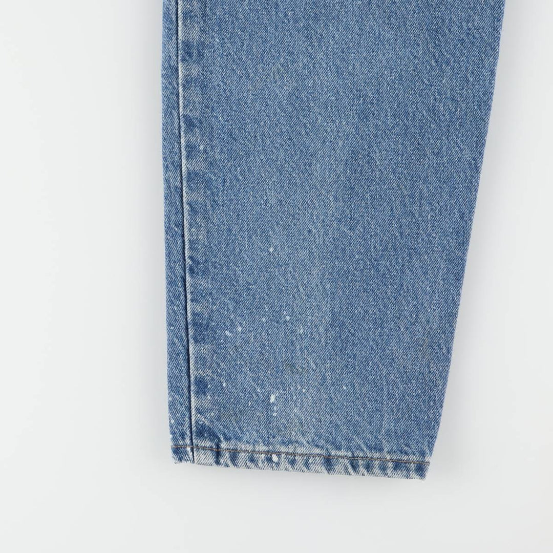 00'S Carhartt tapered denim pants for men, size w36 cotton blue type Vintage Second Hand