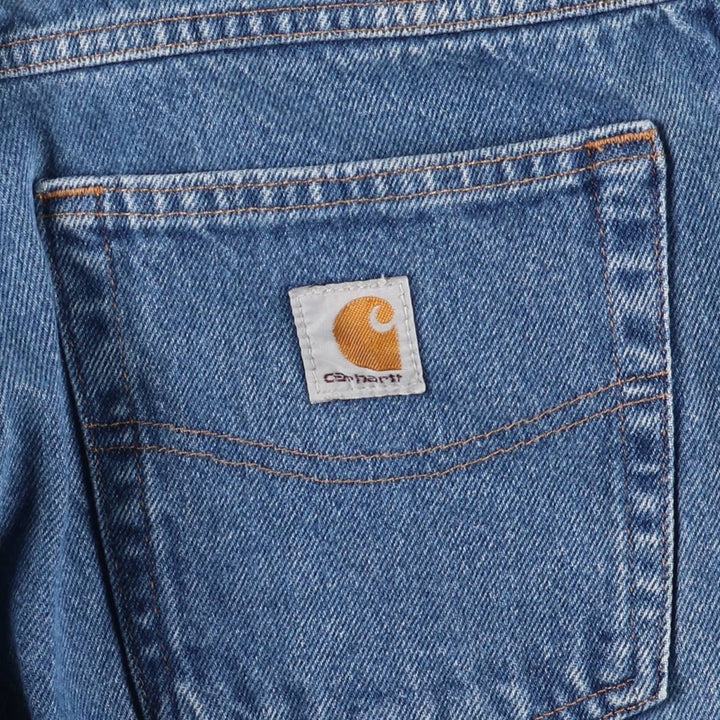 Carhartt Relaxed Fit Straight Denim Pants for Men, W30 equivalent cotton blue type Vintage Second Hand