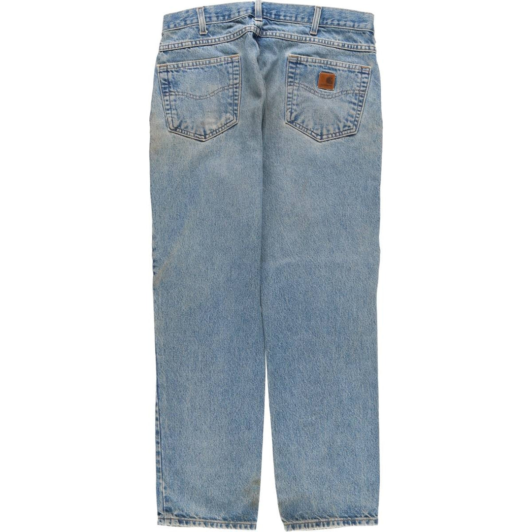 Carhartt Traditional FIT Straight Denim Pants for Men, W35 equivalent cotton blue type Vintage Second Hand