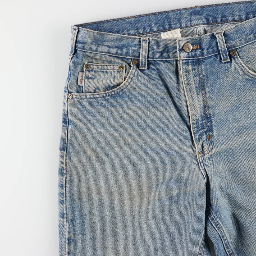 Carhartt Traditional FIT Straight Denim Pants for Men, W35 equivalent cotton blue type Vintage Second Hand