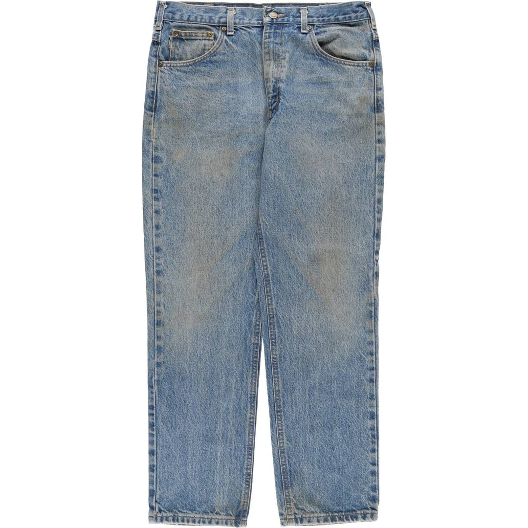 Carhartt Traditional FIT Tapered Denim Pants Men's W34 cotton blue type Vintage Second Hand