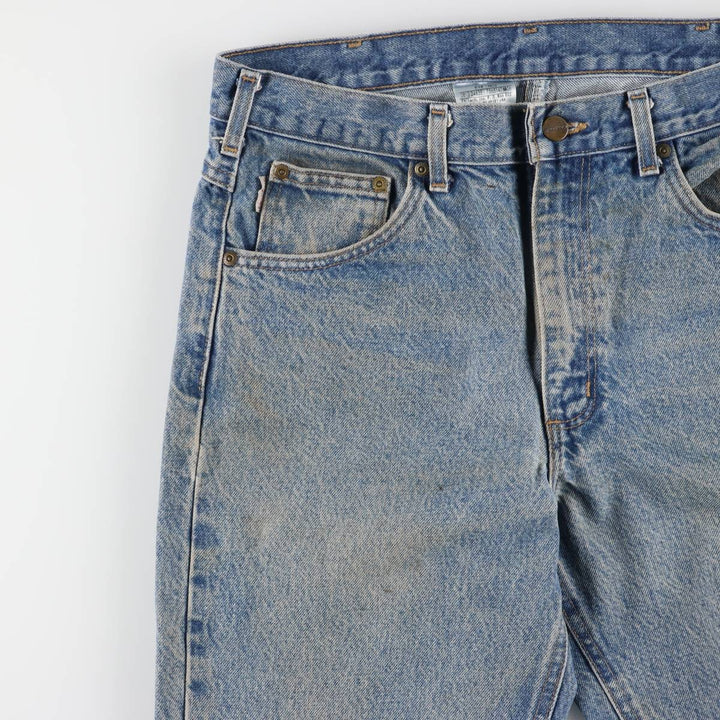 Carhartt Traditional FIT Tapered Denim Pants Men's W34 cotton blue type Vintage Second Hand