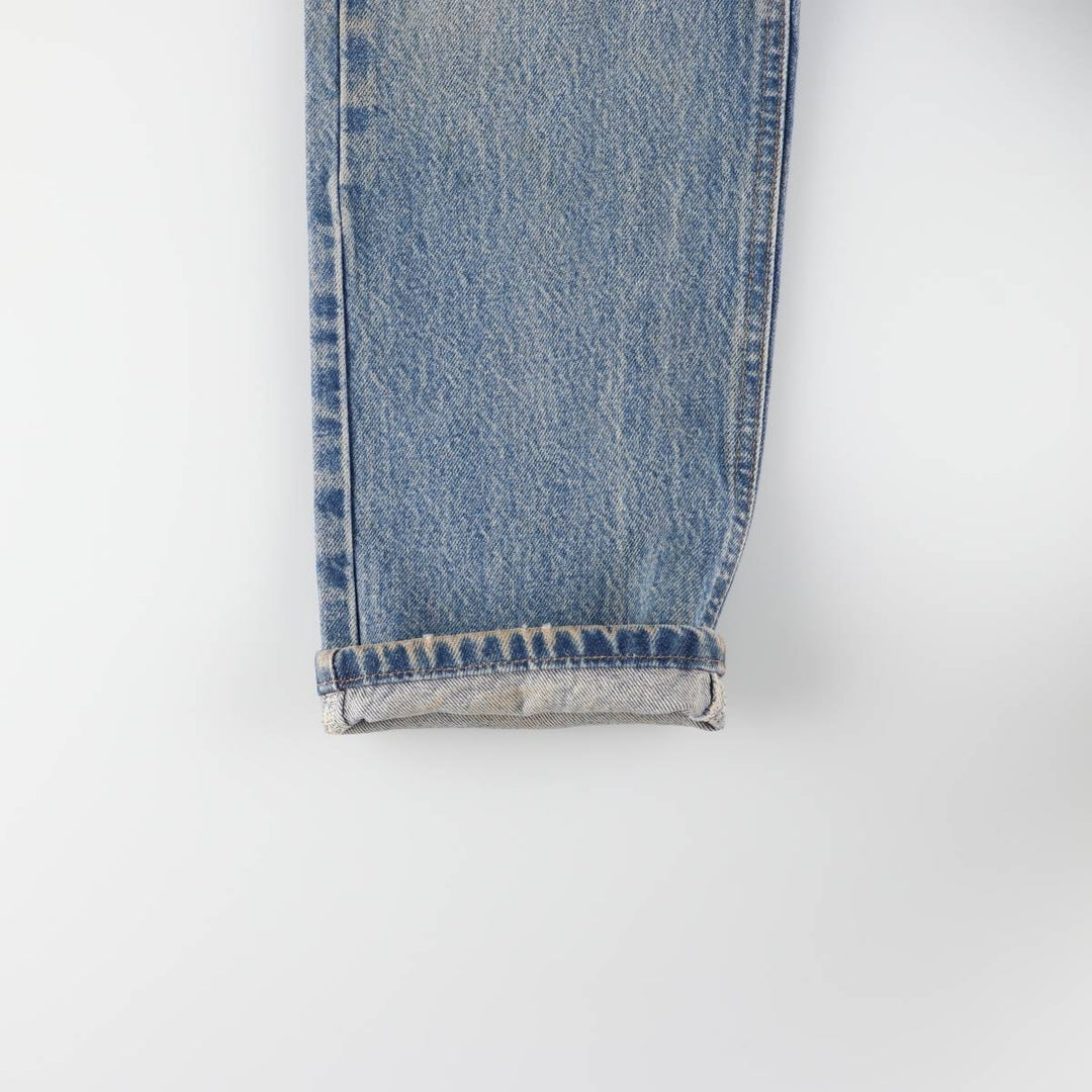 Carhartt Traditional FIT Tapered Denim Pants Men's W34 cotton blue type Vintage Second Hand