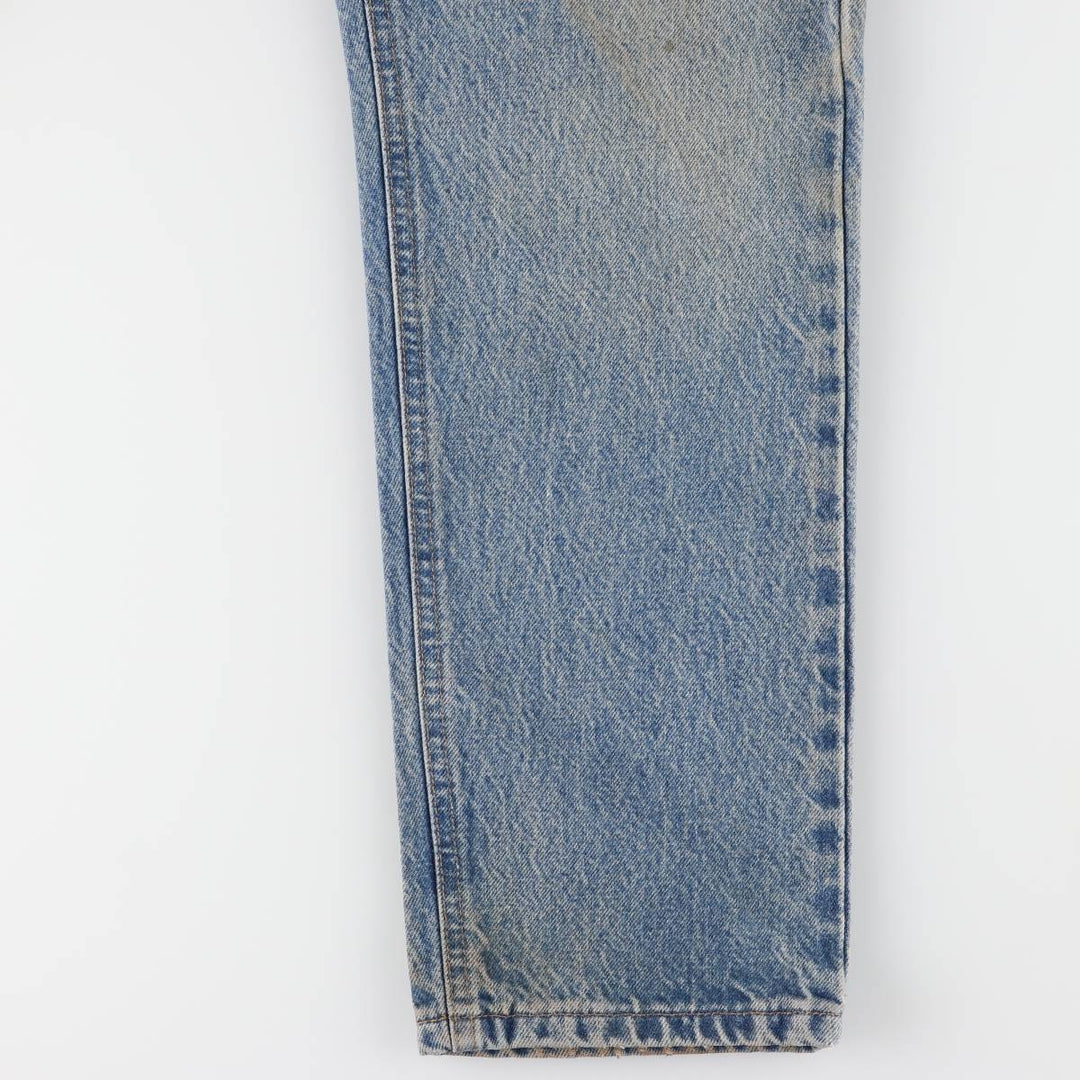 Carhartt Traditional FIT Tapered Denim Pants Men's W34 cotton blue type Vintage Second Hand