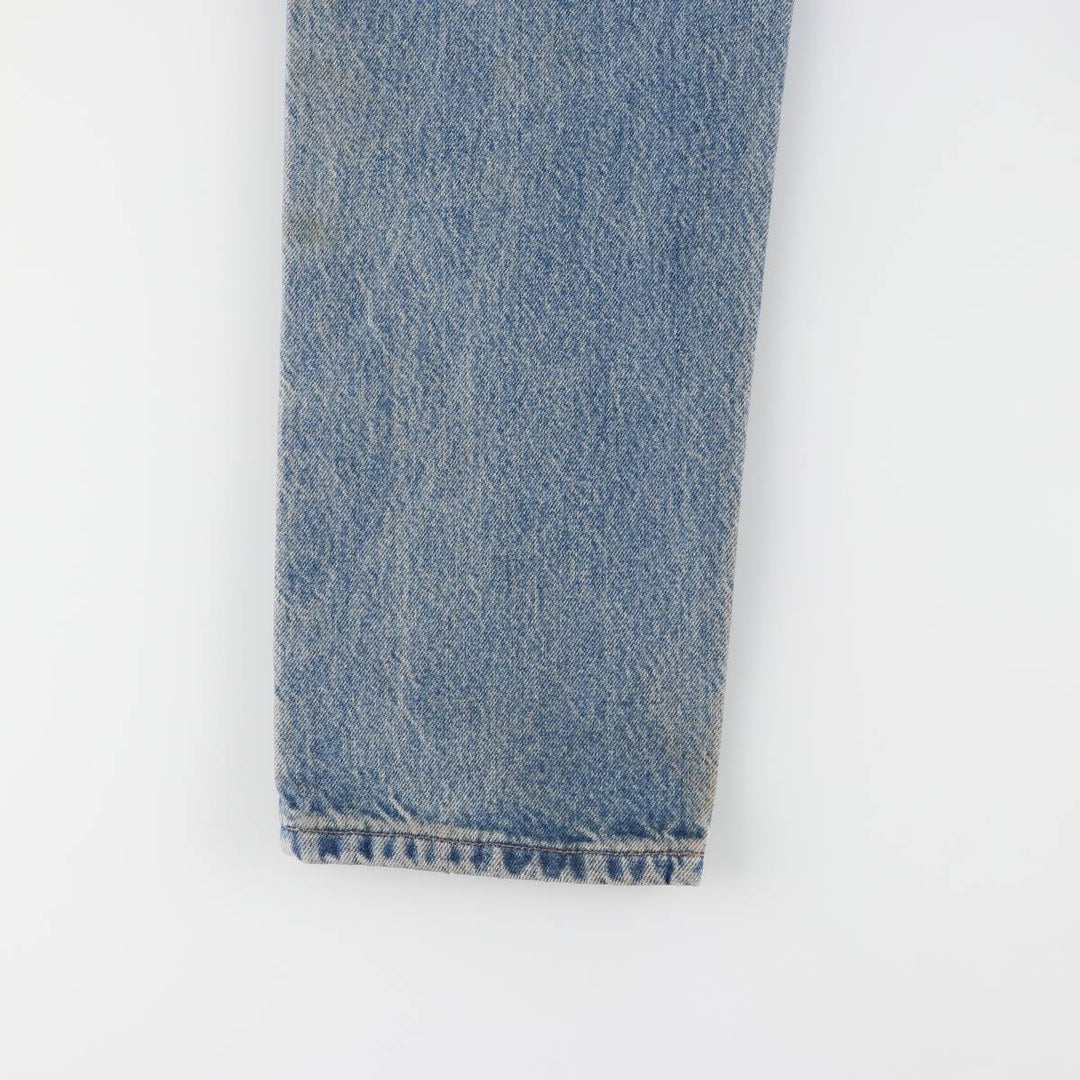 Carhartt Traditional FIT Tapered Denim Pants Men's W34 cotton blue type Vintage Second Hand