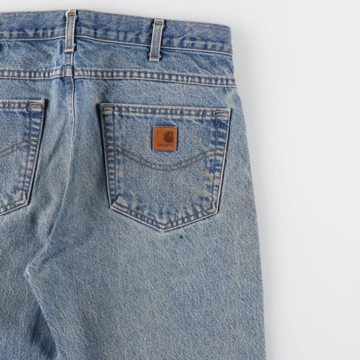 Carhartt Traditional FIT Tapered Denim Pants Men's W34 cotton blue type Vintage Second Hand