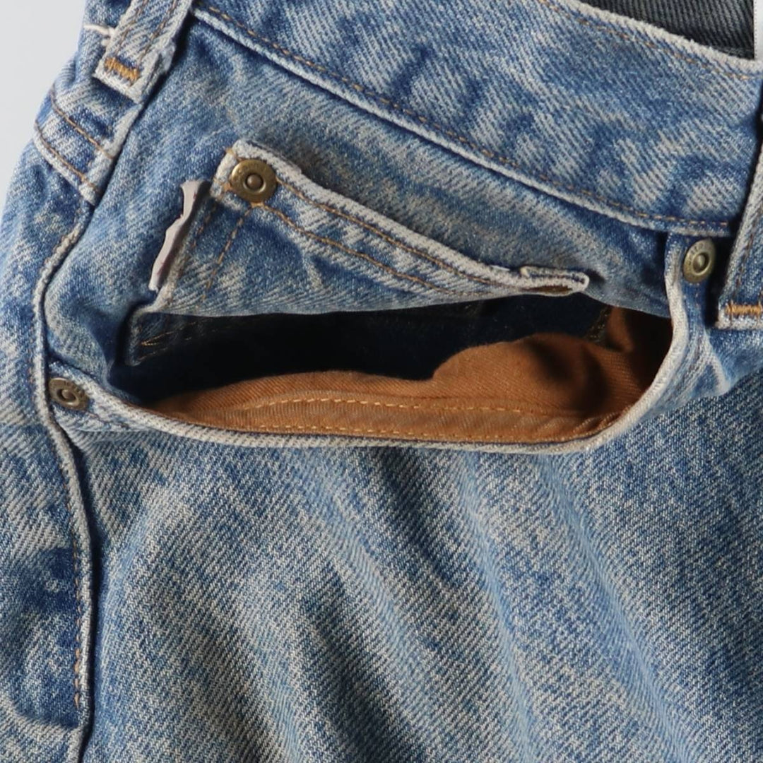 Carhartt Traditional FIT Tapered Denim Pants Men's W34 cotton blue type Vintage Second Hand