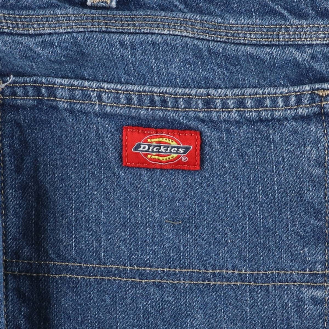 Dickies denim painter pants for men, equivalent to W33 cotton blue type Vintage Second Hand