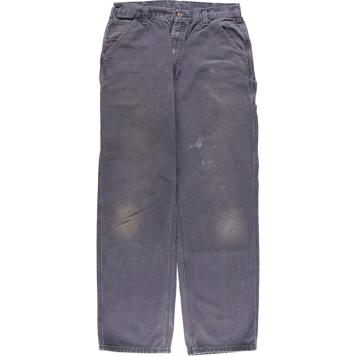 00'S Carhartt Duck Painter Pants Men's W32 equivalent cotton gray type Vintage Second Hand