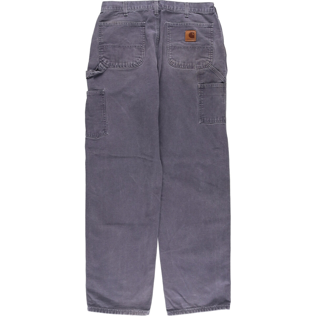 00'S Carhartt Duck Painter Pants Men's W32 equivalent cotton gray type Vintage Second Hand