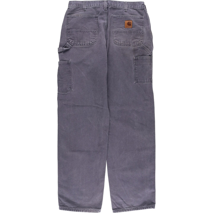 00'S Carhartt Duck Painter Pants Men's W32 equivalent cotton gray type Vintage Second Hand