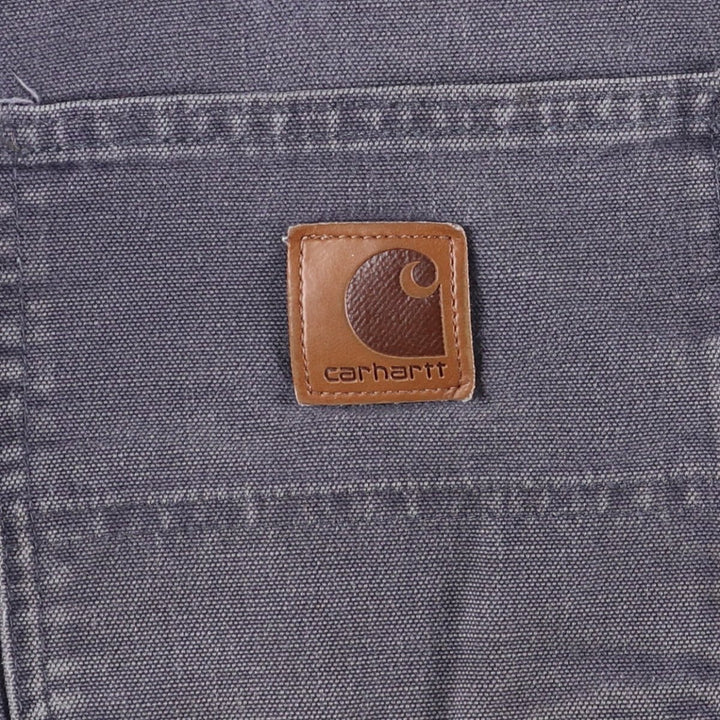 00'S Carhartt Duck Painter Pants Men's W32 equivalent cotton gray type Vintage Second Hand