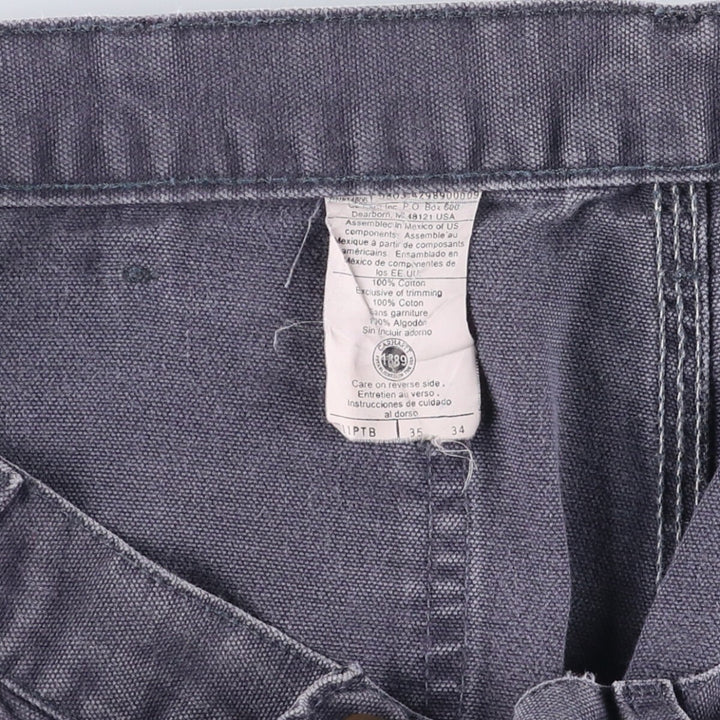 00'S Carhartt Duck Painter Pants Men's W32 equivalent cotton gray type Vintage Second Hand