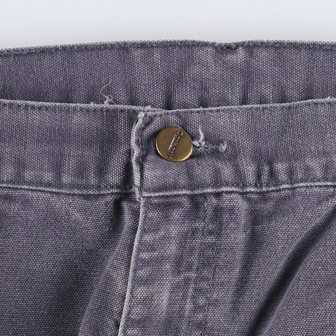 00'S Carhartt Duck Painter Pants Men's W32 equivalent cotton gray type Vintage Second Hand